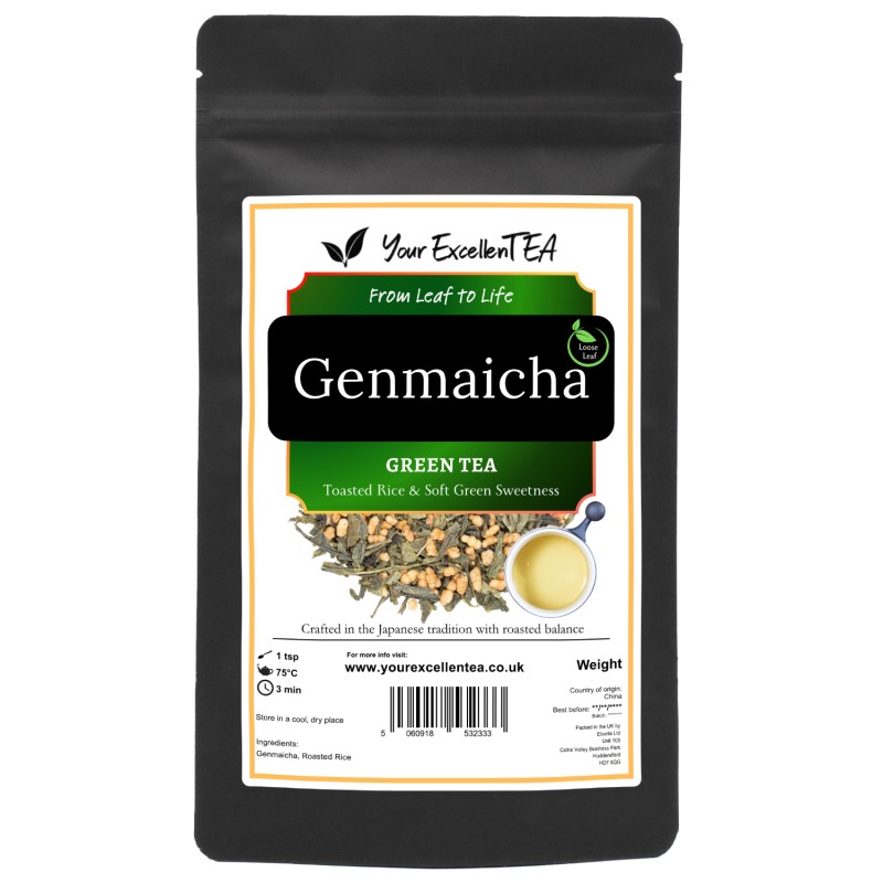 Genmaicha (Brown Rice Tea) - Premium Loose Leaf Tea